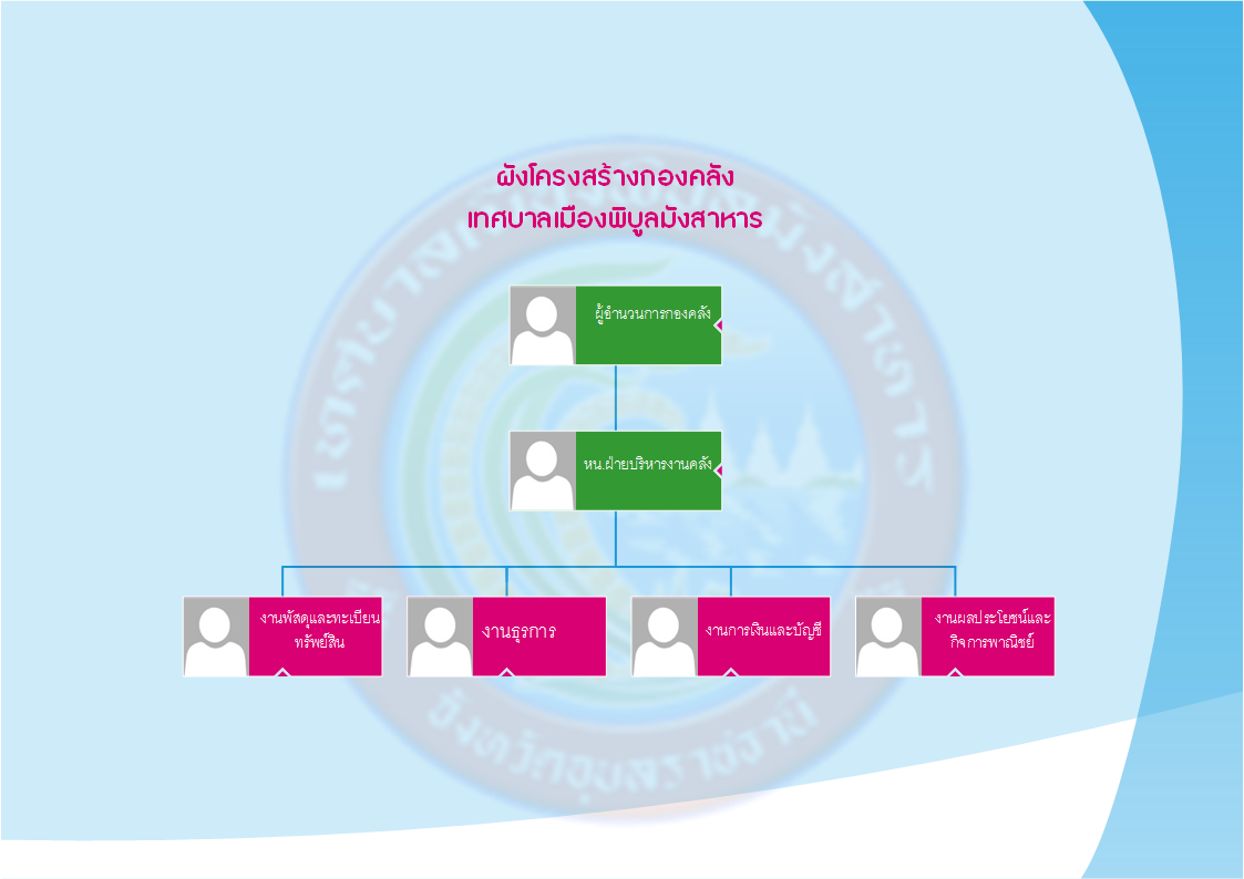 ผังโครงสร้างกองคลัง